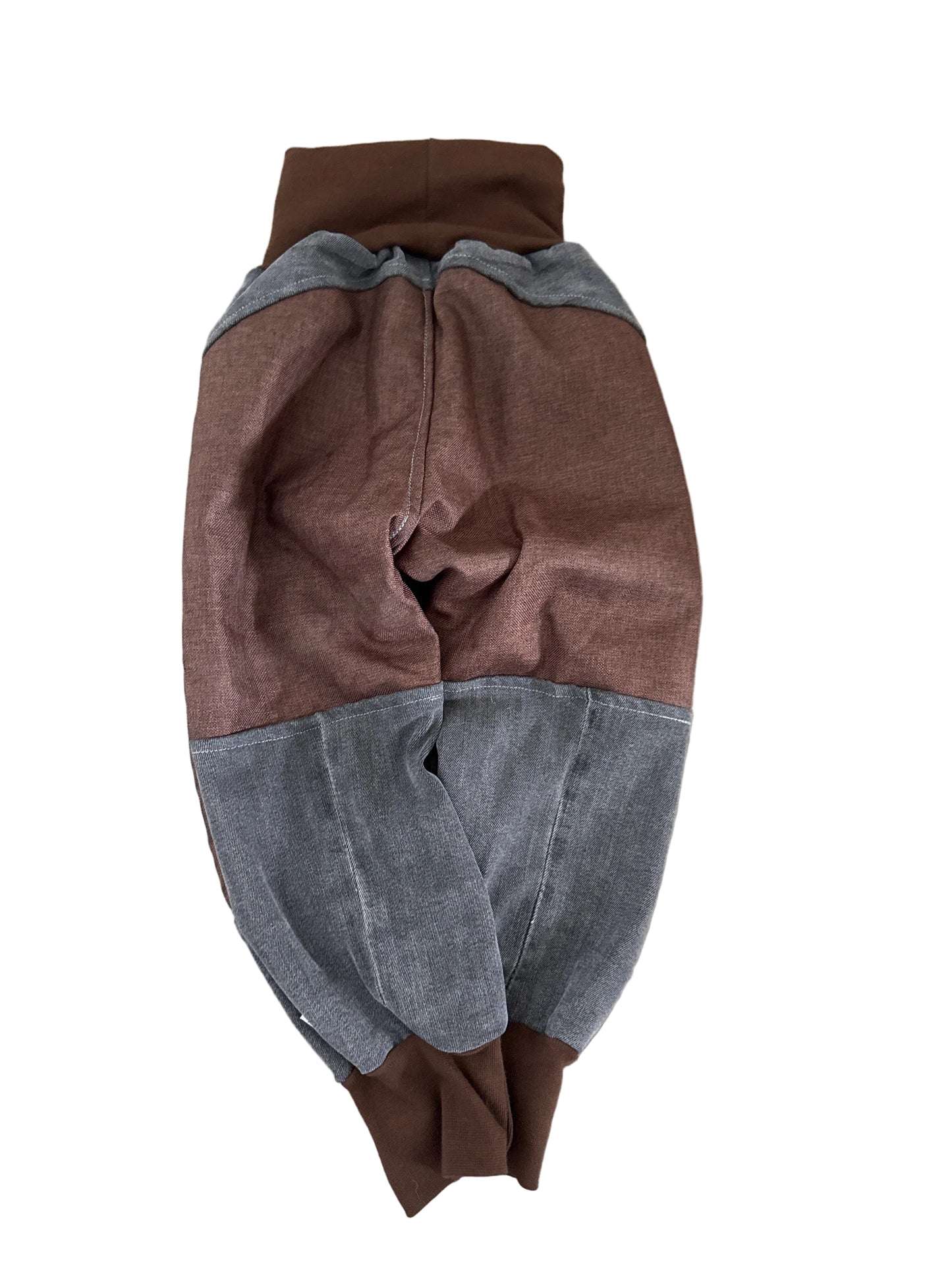 Jeanshose für Kinder *Upcycling mit Besatz Größe 92