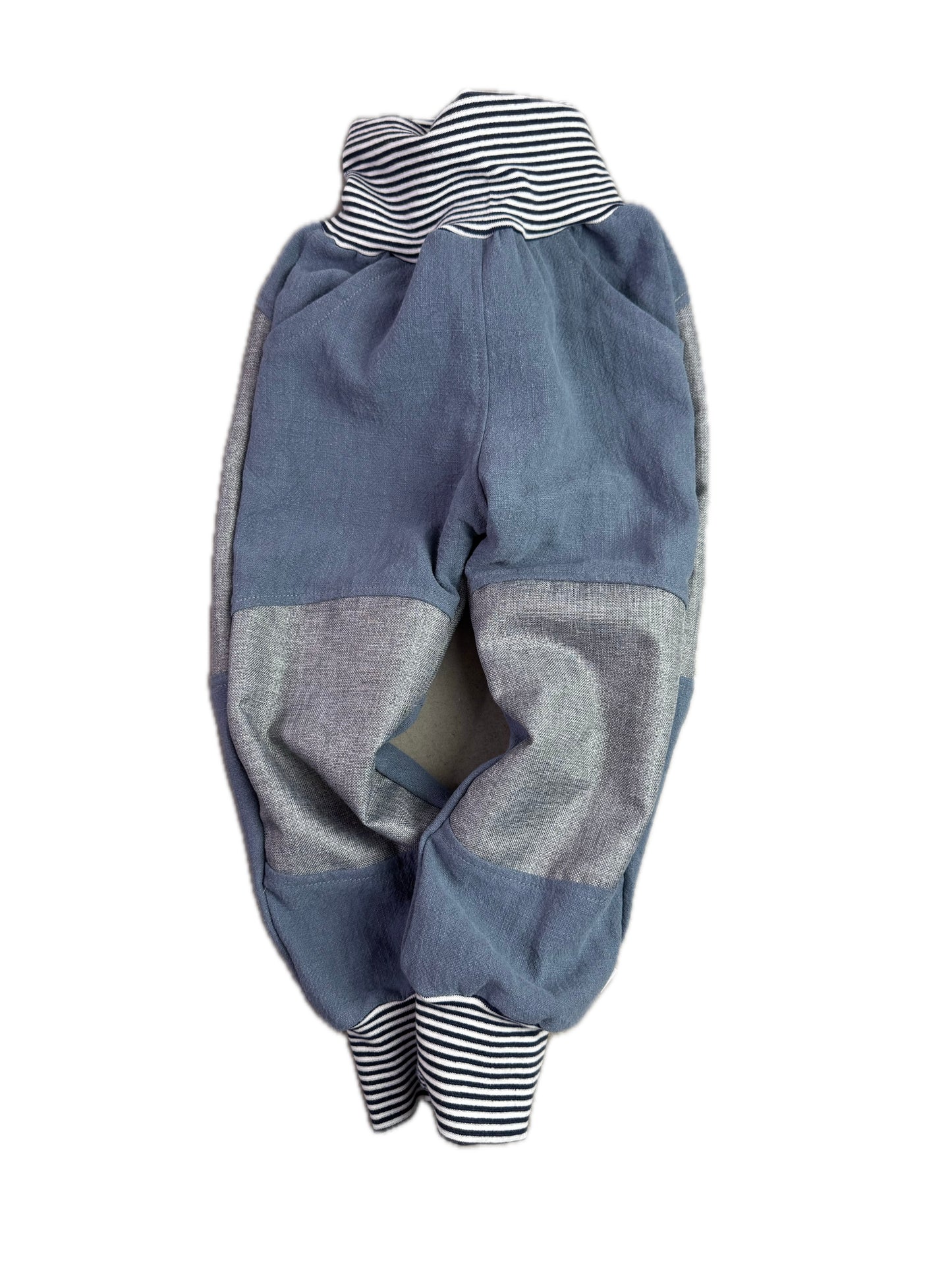 Leinenhose für Kinder Nordsee - Tobehose mit Besatz