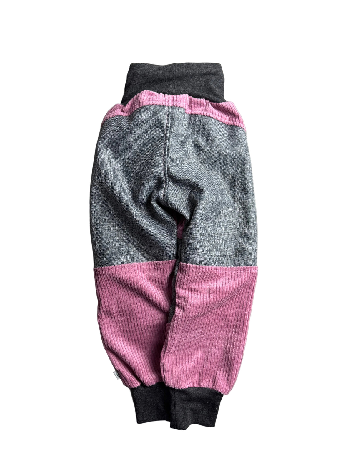 Cordhose für Kinder – Tobehose mit Besatz * Rosa