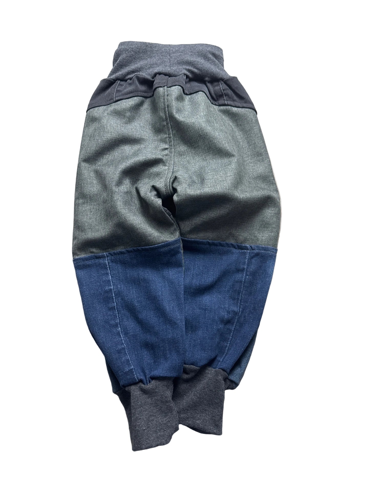 Jeanshose für Kinder *Upcycling mit Besatz Größe 92