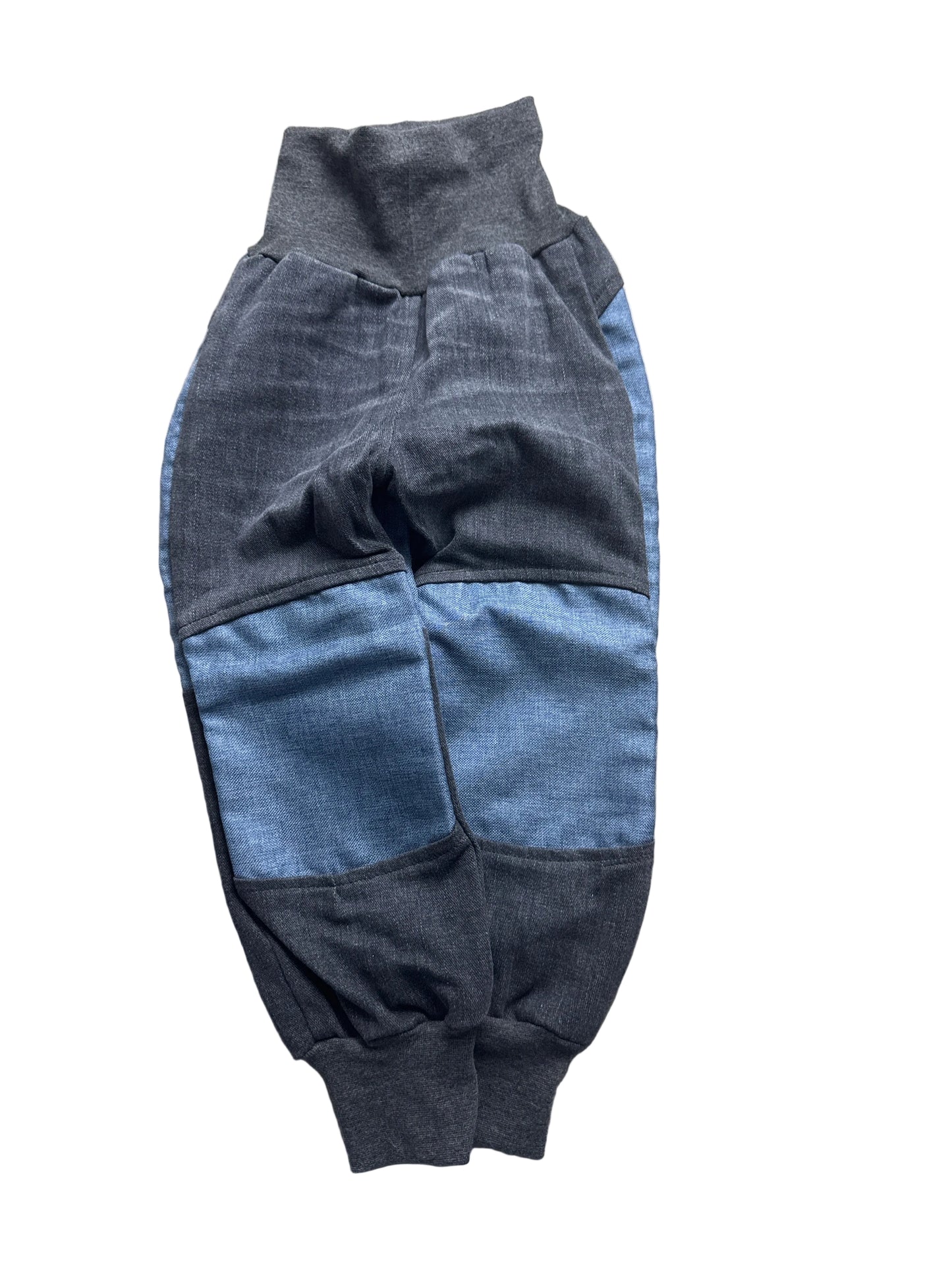 Jeanshose für Kinder *Upcycling mit Besatz Größe 98
