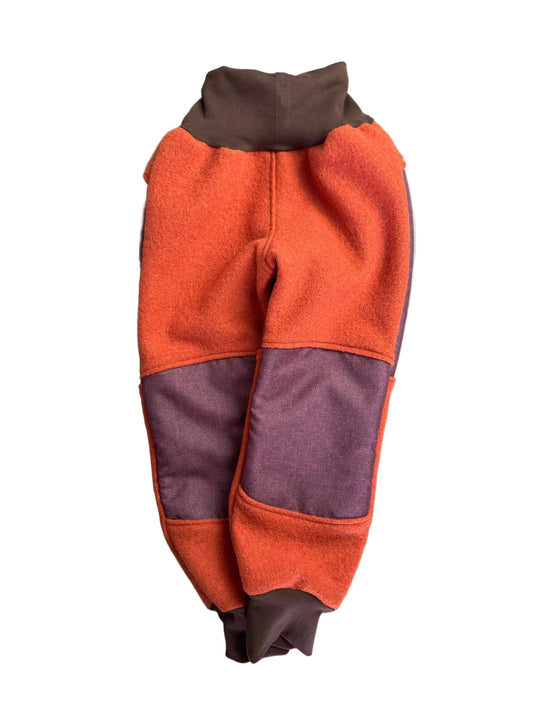 Sofort verfügbare Tobehose aus Wollwalk Gr. 116
