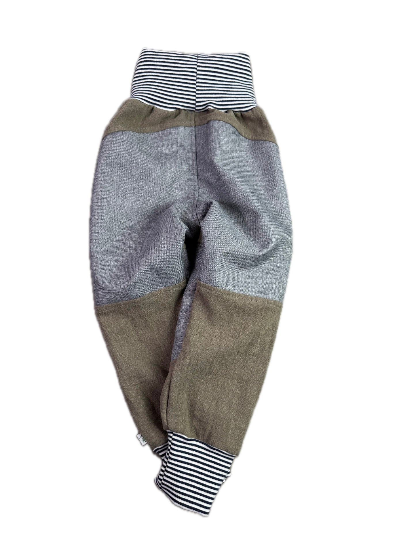 Leinenhose für Kinder Kleckerburg - Tobehose mit Besatz