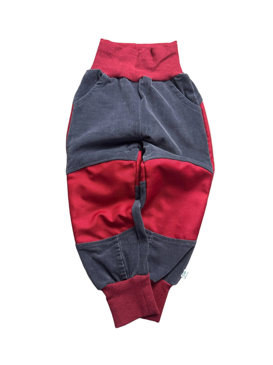 Cordhose für Kinder *Upcycling mit Besatz Größe 92