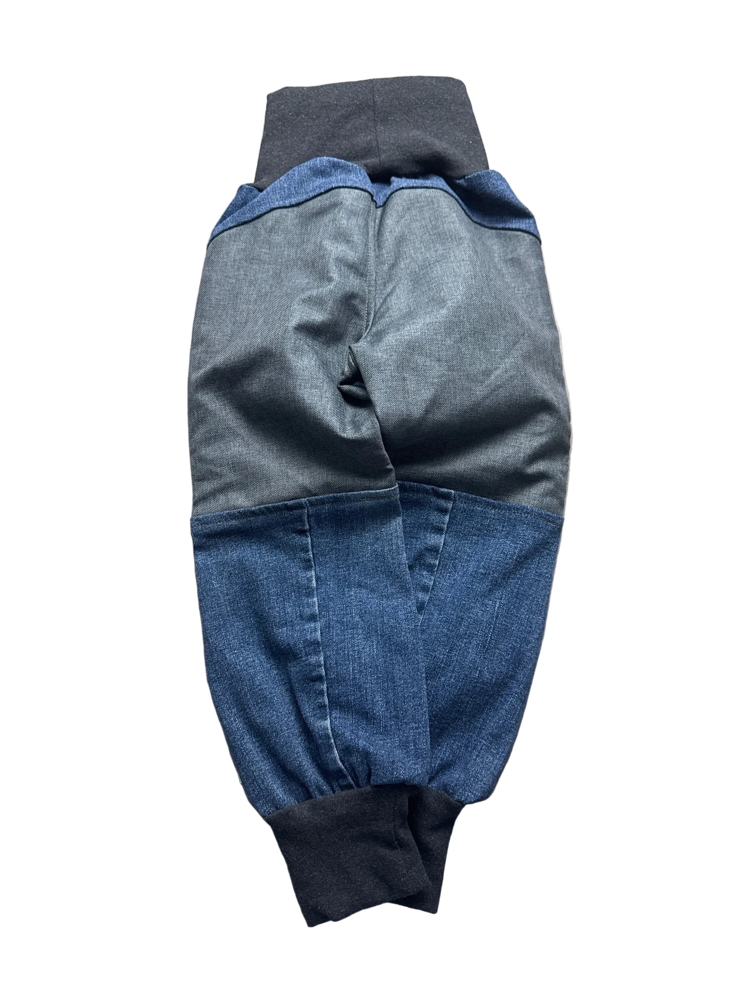 Jeanshose für Kinder *Upcycling mit Besatz Größe 98