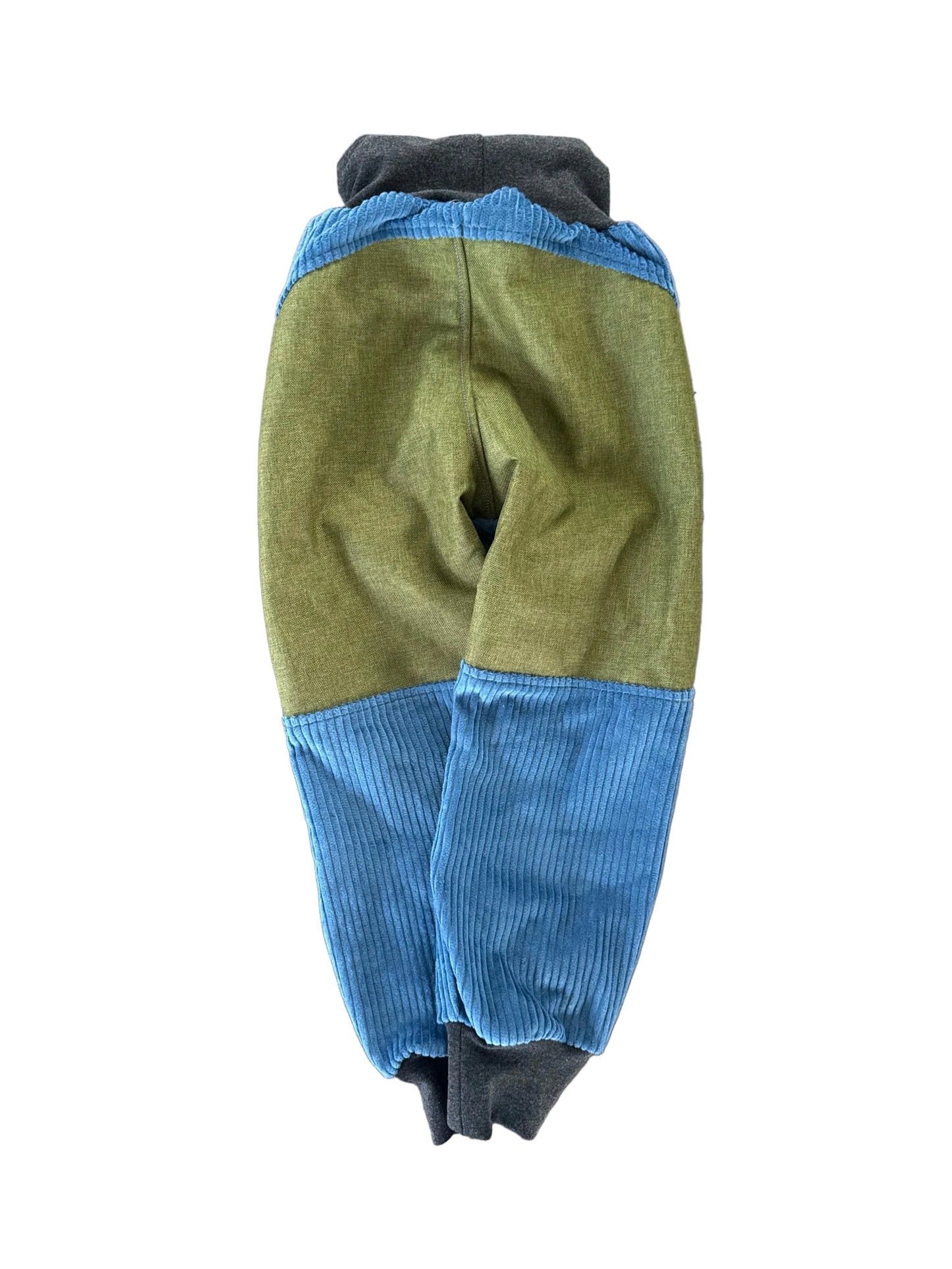 Cordhose für Kinder – Tobehose mit Besatz * Blau