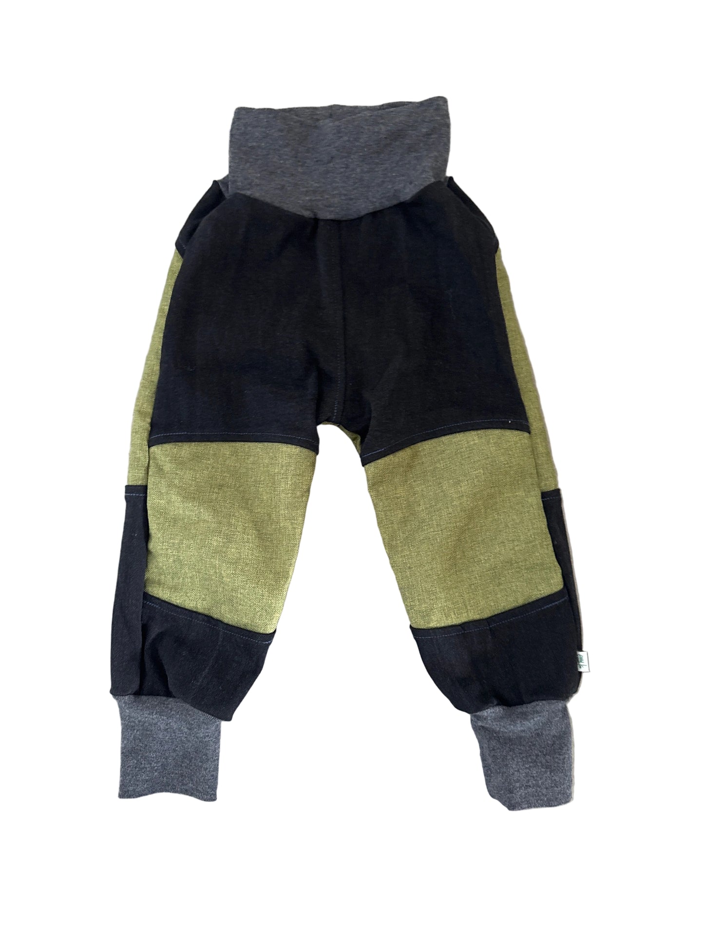 Jeanshose für Kinder *Upcycling mit Besatz Größe 86