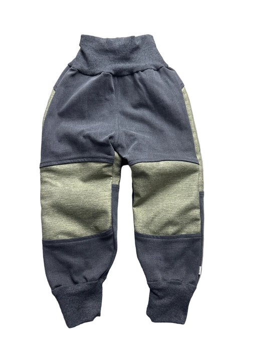 Jeanshose für Kinder *Upcycling mit Besatz Größe 92