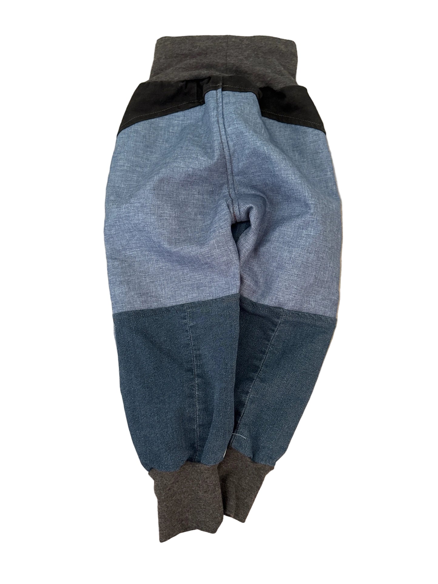 Jeanshose für Kinder *Upcycling mit Besatz Größe 92