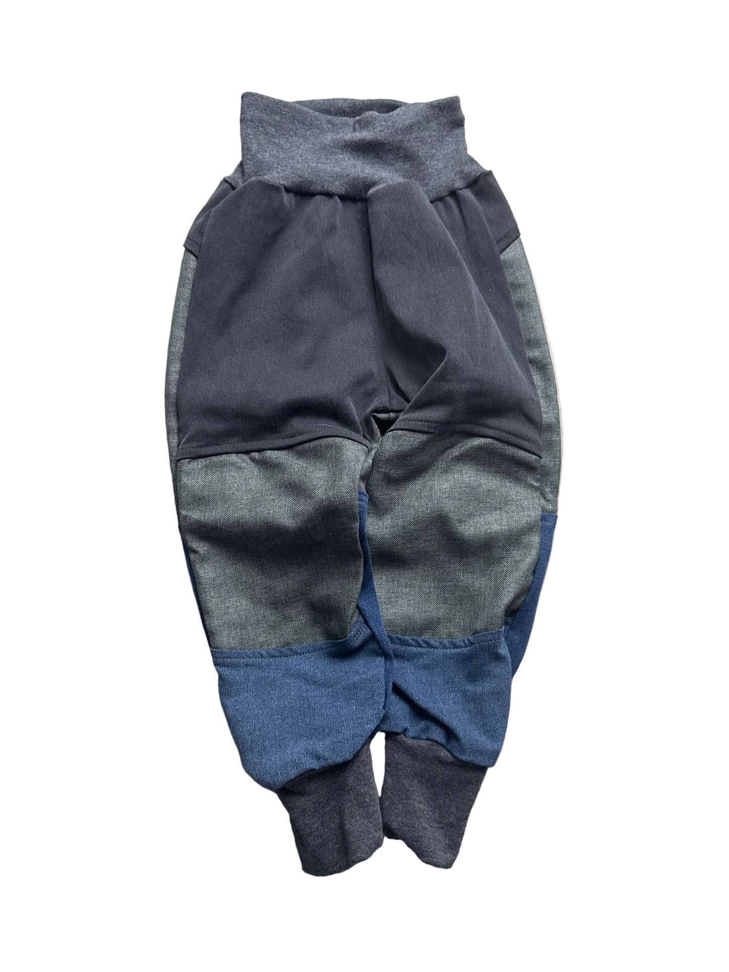 Jeanshose für Kinder *Upcycling mit Besatz Größe 92