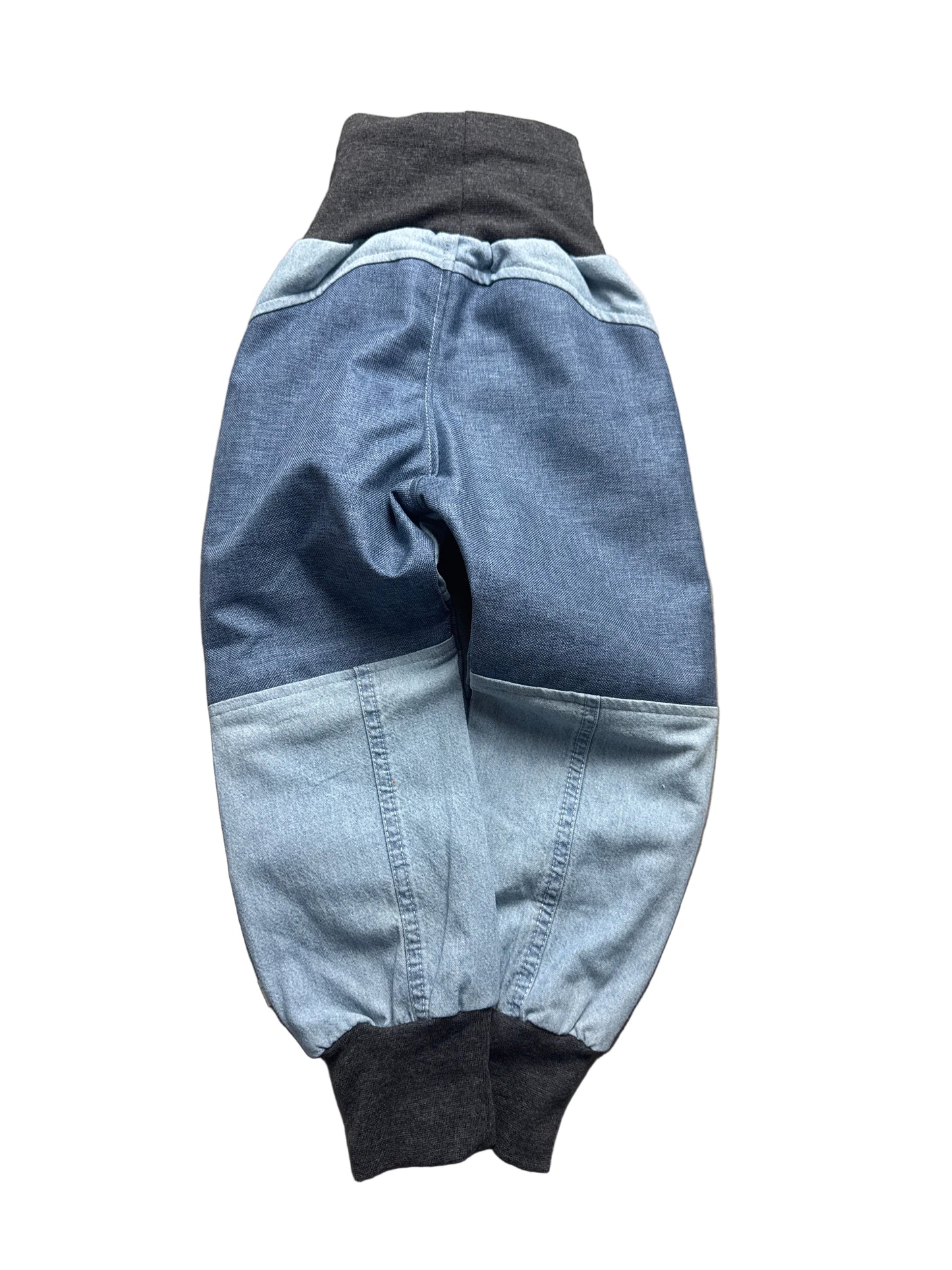 Jeanshose für Kinder *Upcycling mit Besatz Größe 98