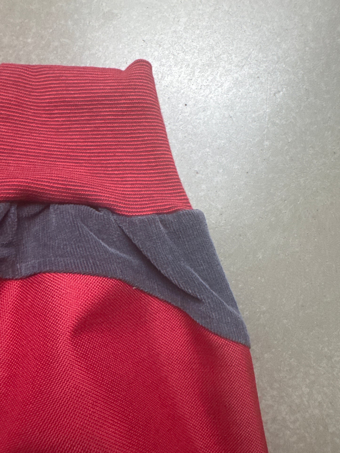 Cordhose für Kinder *Upcycling mit Besatz Größe 92