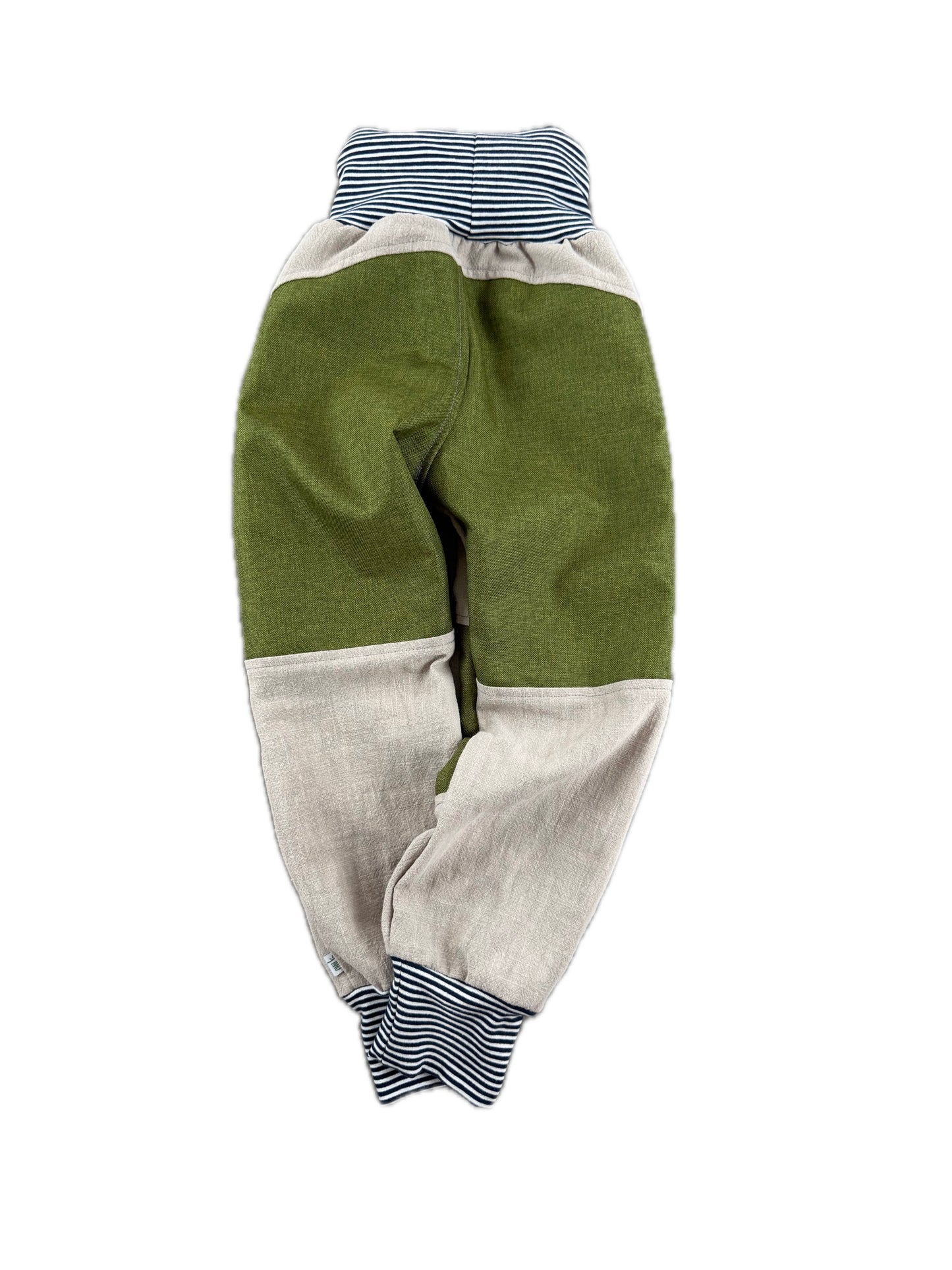 Leinenhose für Kinder Keksteig - Tobehose mit Besatz