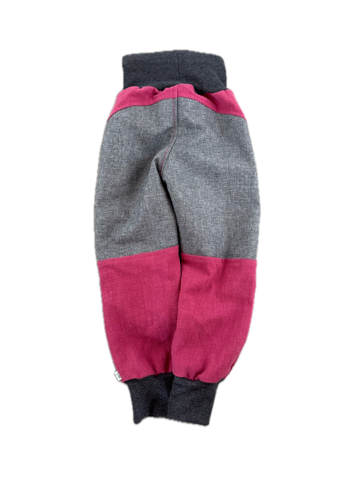 Leinenhose für Kinder Himbeereis - Tobehose mit Besatz