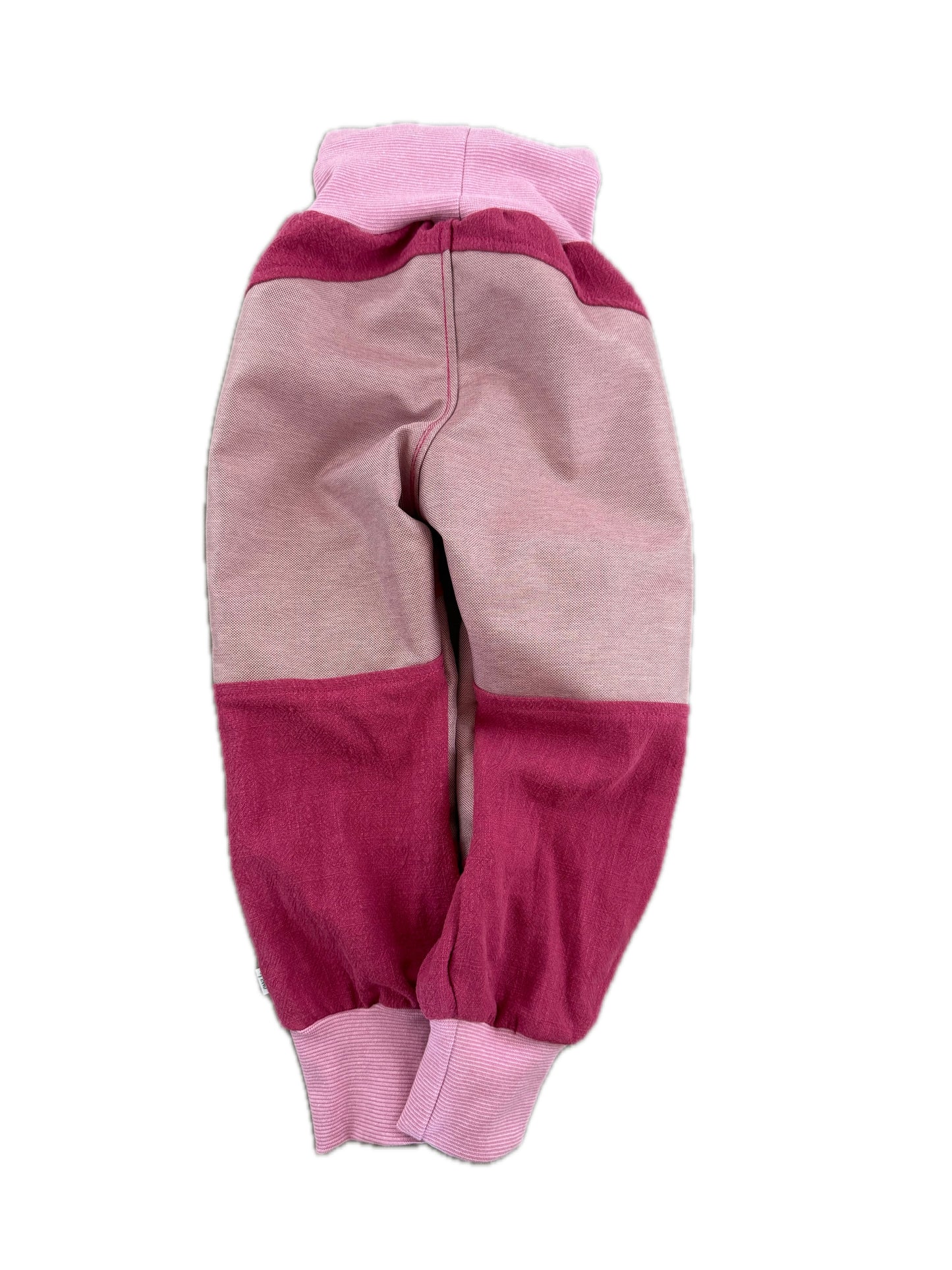 Leinenhose für Kinder Himbeereis - Tobehose mit Besatz